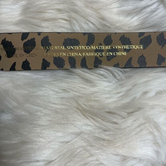 Betsey Johnson synthetic Black medium Belt with silver to buckle gently used. - Picture 5 of 11